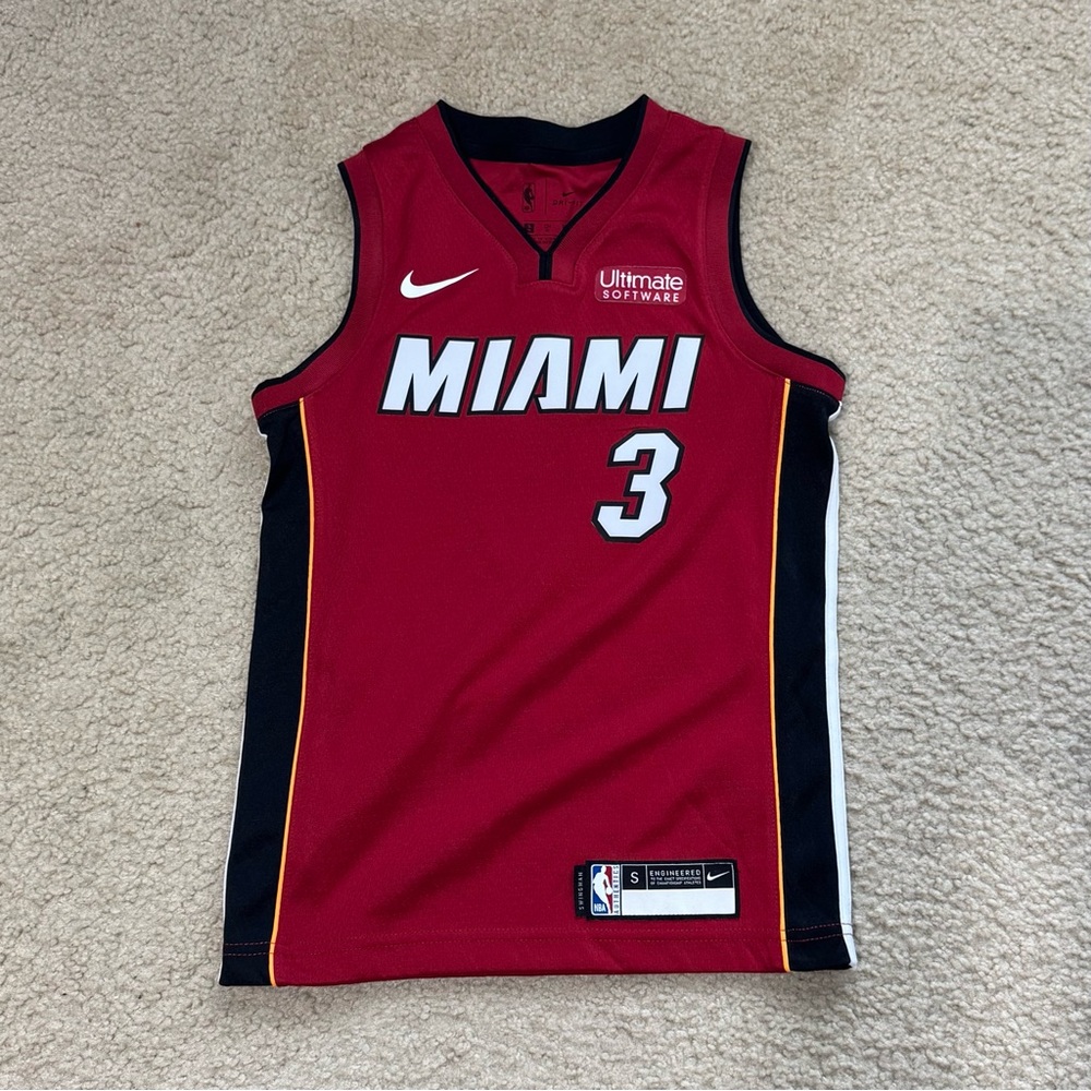 Nike X Miami Heat Red Basketball Jersey